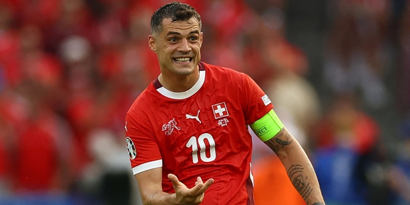 Xhaka đã có giải đấu Euro 2024 thi đấu thành công cùng với đội tuyển Thụy Sĩ